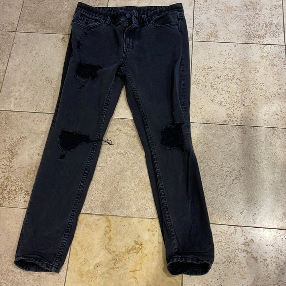 Urban Outfitters BDG black jeans size 25 W Slim BF low rise